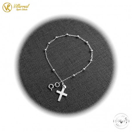 Pulsera Religiosa Denario 100 Plata de Ley 925 legítima