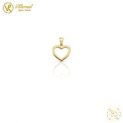 Dije Corazón Silueta en Oro...